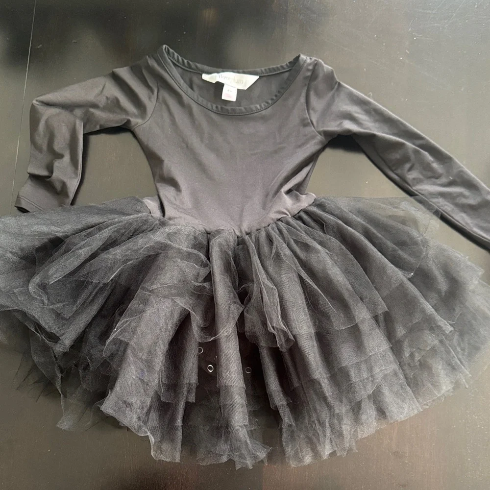 Elegant Black Tutu Dress for Kids